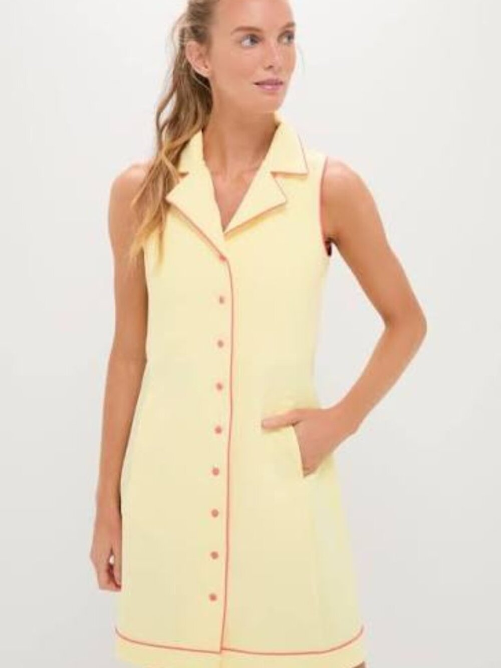 Tuckernuck Sport Lemon Yellow Georgia Golf Dress - Picture 1 of 2